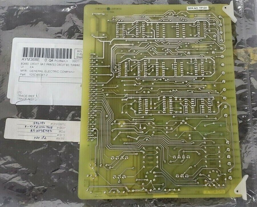 GENERAL ELECTRIC 125D460AY-2 TURBINE BOARD 511L460FCG-1-H3 121965 125D460FX-H3
