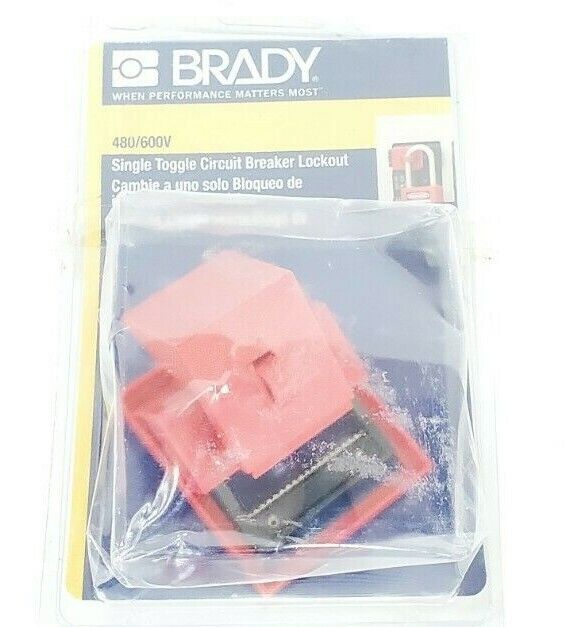 NEW BRADY 104106 CIRCUIT BREAKER LOCKOUT CLAMP-ON 480/600V