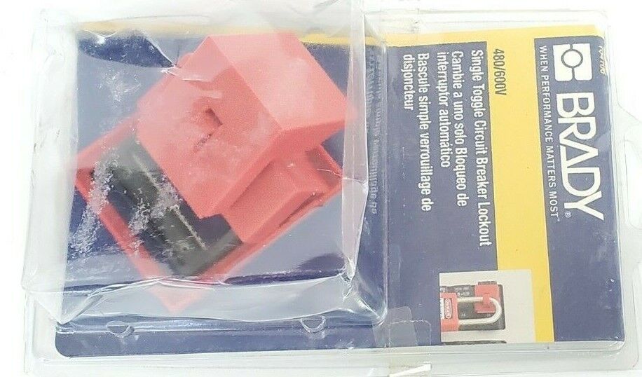 NEW BRADY 104106 CIRCUIT BREAKER LOCKOUT CLAMP-ON 480/600V