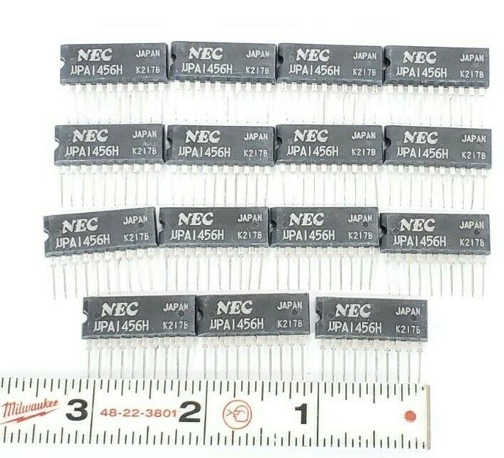 LOT OF 15 NEW NEC UPA1456H TRANSISTORS 5AMP 100V 4-CHANNEL 10PIN
