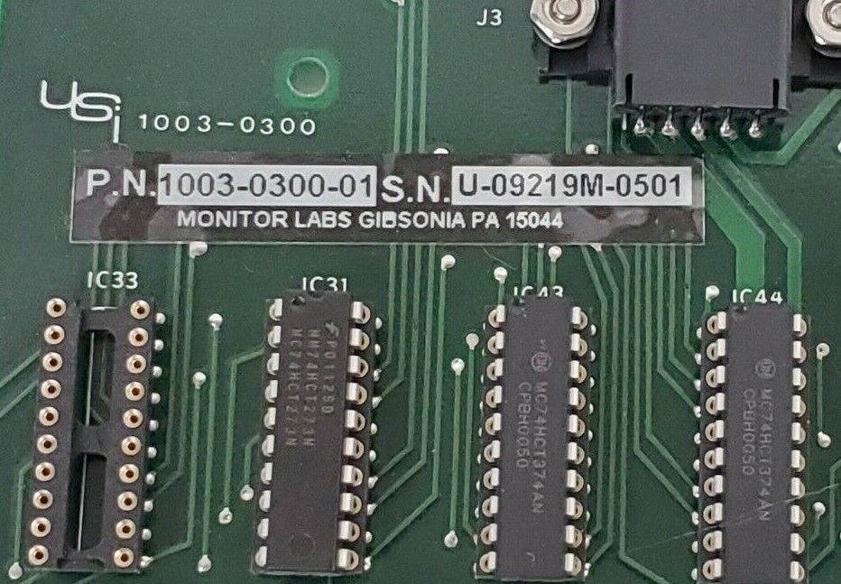UNITED SCIENCES 1003-0300-01 SIGNAL PROCESSOR BOARD 1003030001