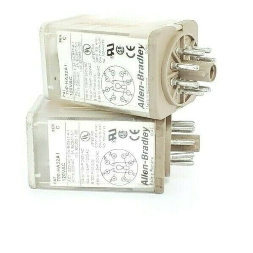 LOT OF 2 ALLEN BRADLEY 700-HA32A1 SER. C RELAYS 700HA32A1