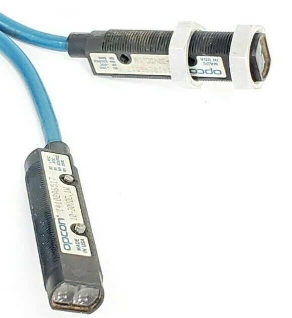 LOT OF 2 OPCON 14102A6517 COMET PHOTOELECTRIC SENSORS, 10-30VDC, 1W