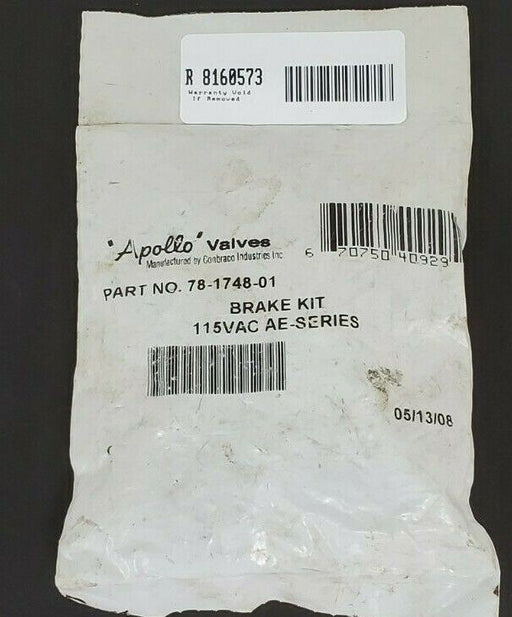 NEW CONBRACO APOLLO 78-1748-01 VALVE BRAKE KIT 115VAC, AE-SERIES 78174801
