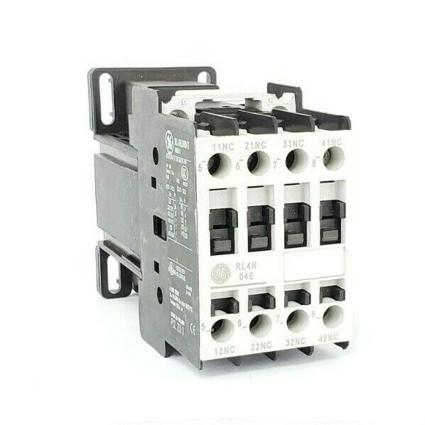 NEW GENERAL ELECTRIC RL4RD004T RELAY 4NC 20AMP 24VDC COIL MOD. 1