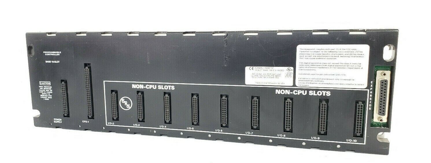 GE FANUC IC693CHS391M IC693CHS391M CPU MODULE BASE 10-SLOT EMI ENHANCED