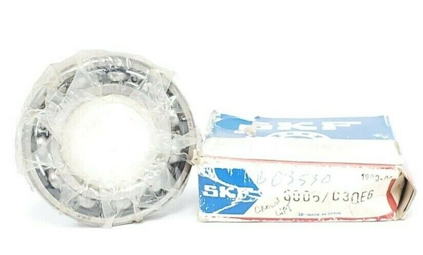 NEW SKF 6005/C3QE6 DEEP GROOVE BALL BEARING 25X4X12MM