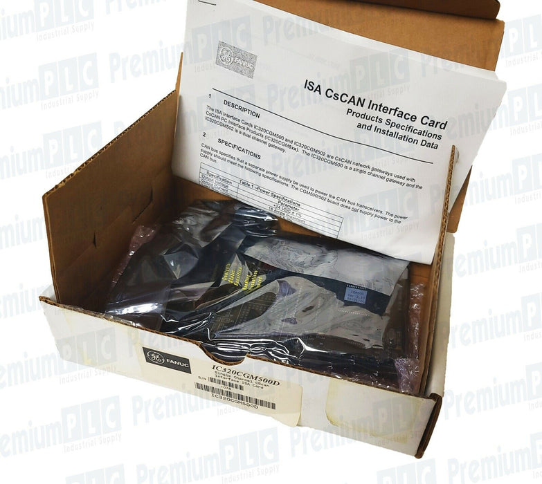 GE FANUC HORNER IC320CGM500D ISA CsCAN INTERFACE CARD IC320CGM500 NEW
