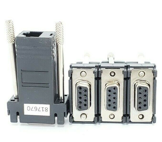 LOT OF 4 NEW WEATHERFORD PC03-00282-00 DB9-F, RS-232 TO PPP CONNECTORS 817670