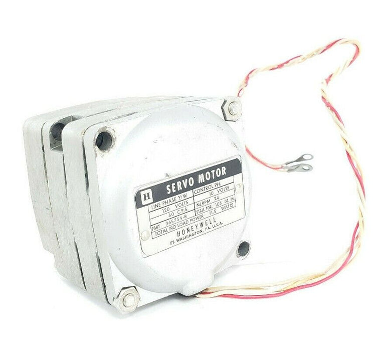 HONEYWELL 30365754-508 SERVO MOTOR ASSEMBLY 8207 P/N 365754-8 120/10V 11.5W