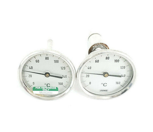 LOT OF 2 JUMO 0-160 DEGREE CELSIUS PROBE THERMOMETERS