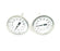 LOT OF 2 ASHCROFT 0-100 DEG C TEMPERATURE PROBES / THERMOMETERS, 4" STEMS