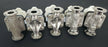 LOT OF 5 SAUNDERS DIAPHRAGM VALVES WITH 7/8" ID X 2" OD VALVE BODIES