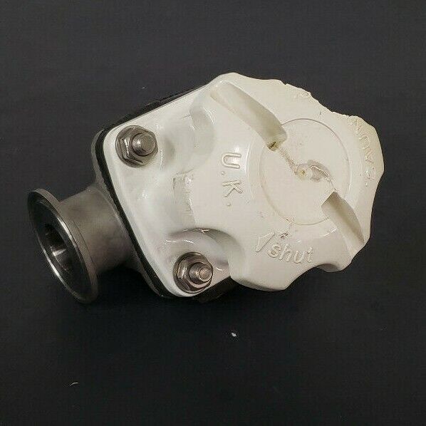 LOT OF 5 SAUNDERS DIAPHRAGM VALVES WITH 7/8" ID X 2" OD VALVE BODIES