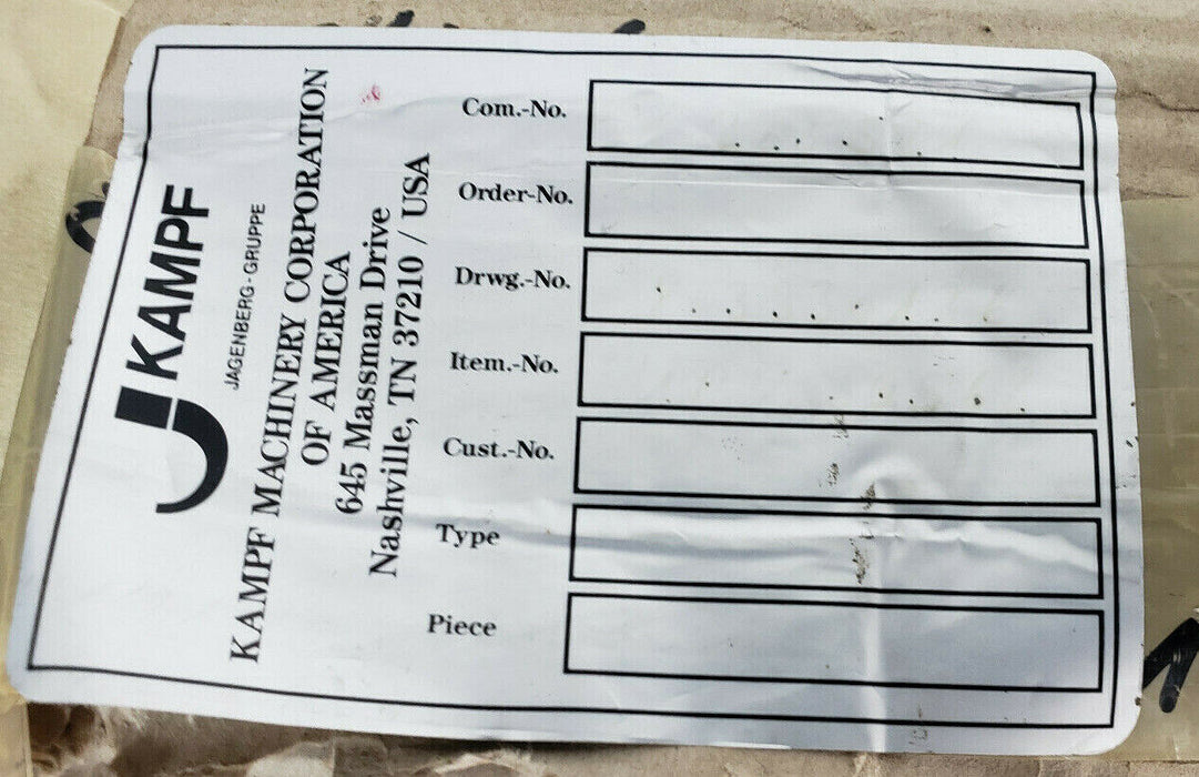 LOT OF 5 NEW KAMPF MACHINERY 863330136 SLITTER SAW BLADE SEGMENTS L=400MM