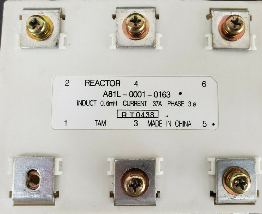 FANUC A81L-0001-0163 REACTOR AC 37AMP, 3PHASE, 528V, A81L00010163
