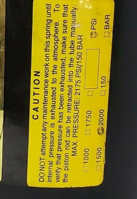 DADCO P/N: 0246-MVRT NITROGEN GAS SPRING NAAMS -N025007, MR0246-MVRT