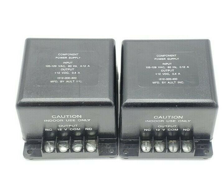 LOT OF 2 AULT INC. I312-000-400 COMPONENT POWER SUPPLIES I312000400