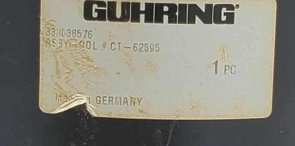 NEW GUHRING HSK63-A 0 14X120 TOOL HOLDER ASSY CT-62595 W/ CT-62596 14MM STEPDRIL