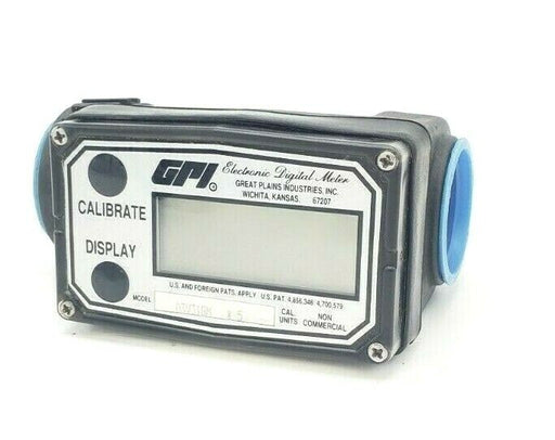 GPI MODEL 03V31GM ELECTRONIC DIGITAL FLOW METER 03V31GM*5