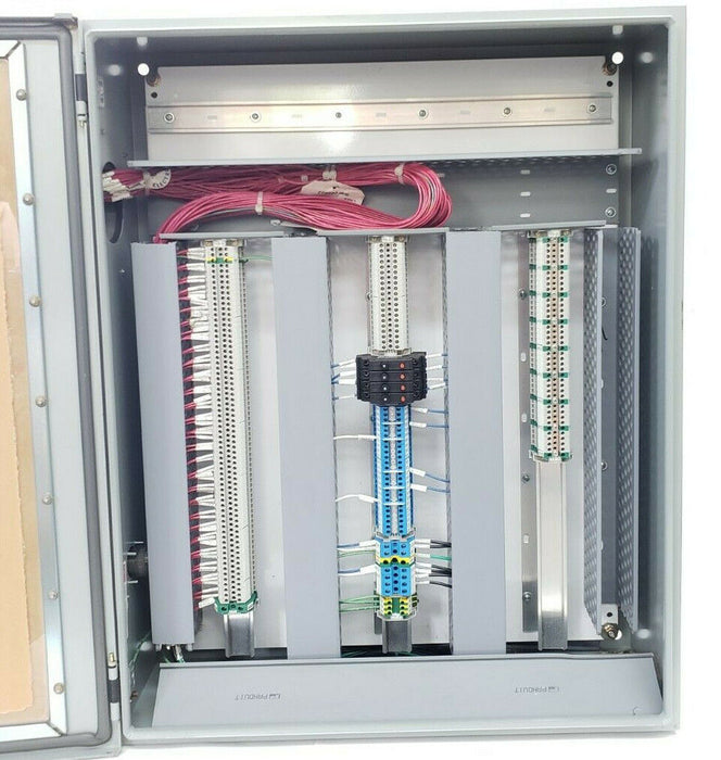 NEW HOFFMAN CSD30248W TYPE 4,12 INDUSTRIAL CONTROL PANEL ENCLOSURE (PRE-WIRED)