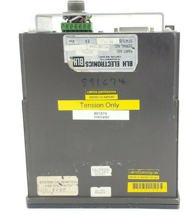 BLH ELECTRONICS 462954 LCI WEIGHT INDICATOR 891674 (FOR USE WITH E18688)
