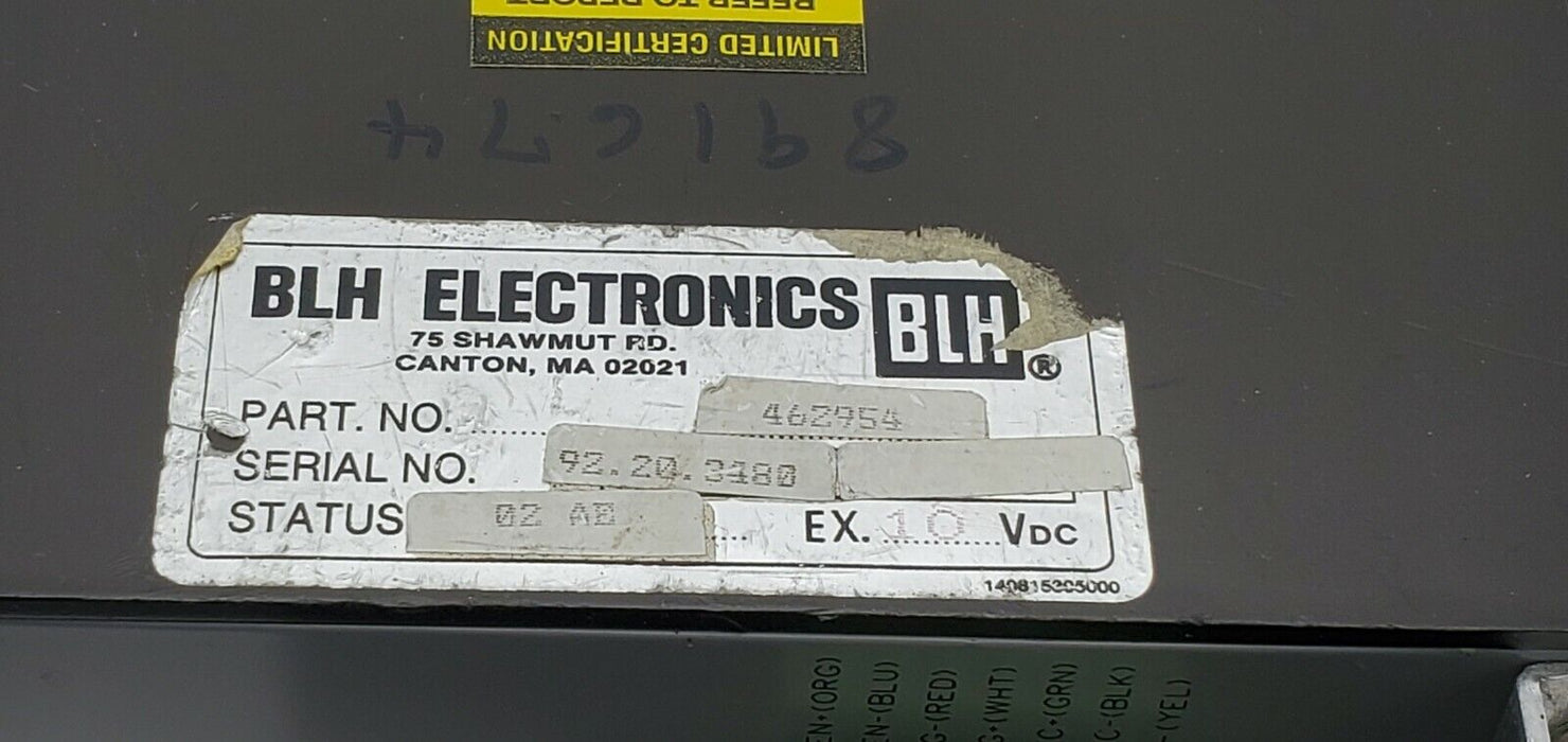 BLH ELECTRONICS 462954 LCI WEIGHT INDICATOR 891674 (FOR USE WITH E18688)