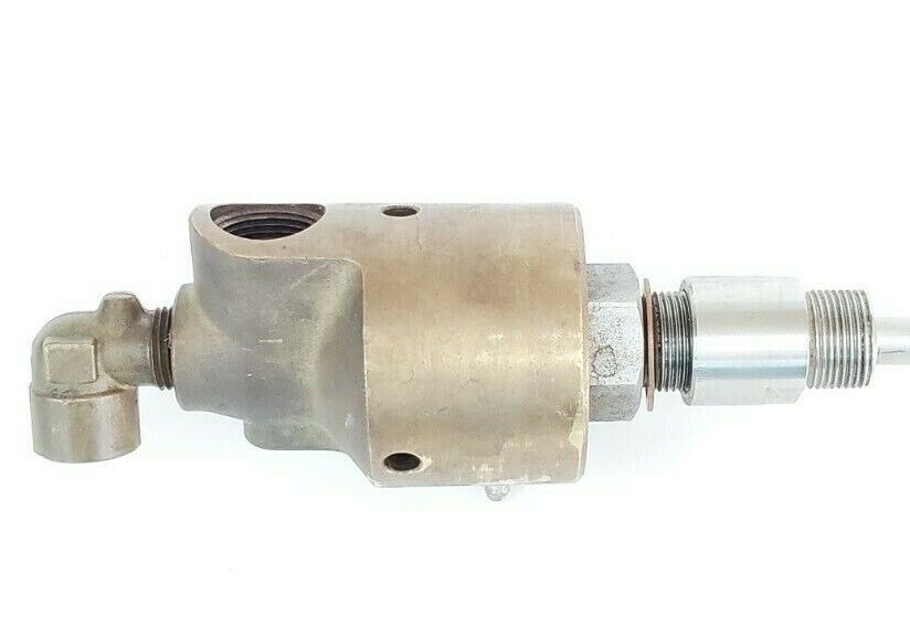 DEUBLIN 255-000-284 ROTARY UNION JOINT W/ ~4FT METAL EXHAUST HOSE 255000284