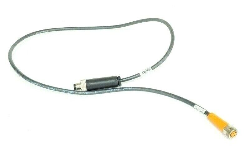 IFM ELECTRONICS EVC142 E11487 50VAC/60VDC CONNECTOR CABLE E47676 H5PX3