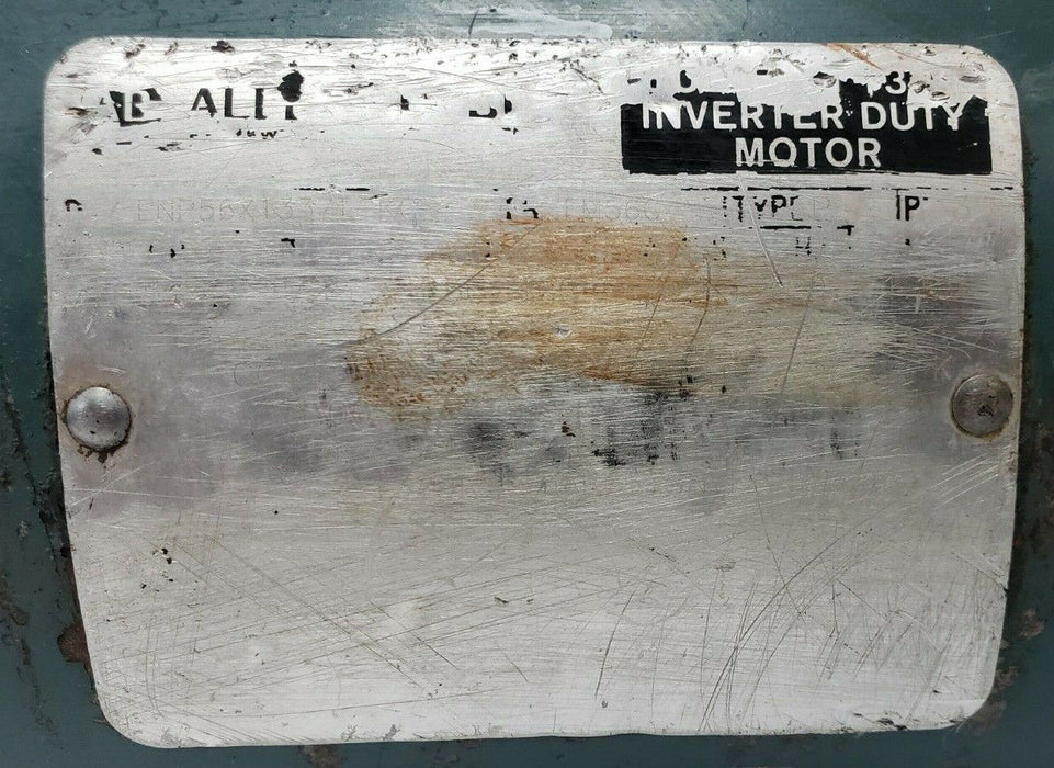 ALLEN-BRADLEY ENP56X1337T-KG BULLETIN 1329 INVERTER DUTY AC MOTOR 3/4HP 1725RPM