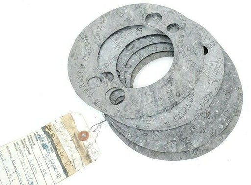 LOT OF 5 LAPP / GARLOCK W35363 COMPRESSION HEAD GASKETS, 8" OD X 4.5" ID, 702