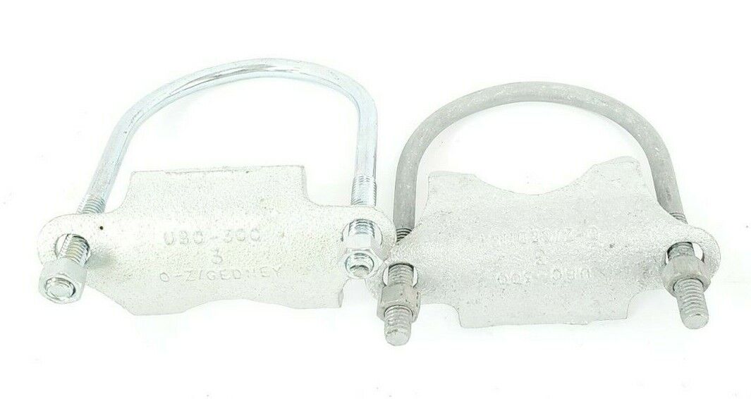 LOT OF 5 NEW O-Z GEDNEY UBC-300 CONDUIT CLAMPS U-BOLT 3"