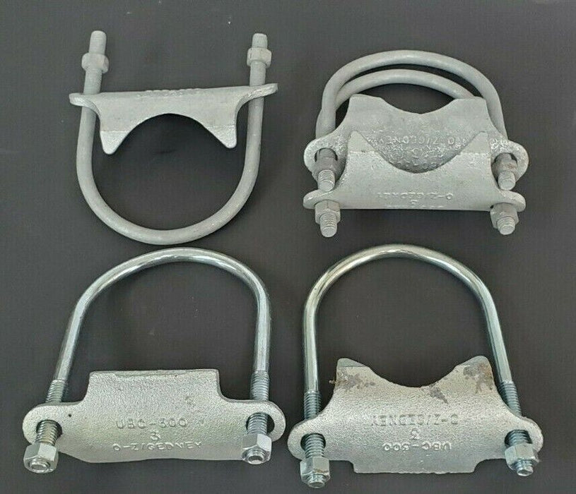 LOT OF 5 NEW O-Z GEDNEY UBC-300 CONDUIT CLAMPS U-BOLT 3"