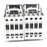LOT OF 2 GENERAL ELECTRIC RL4RA031T AUX. CONTROL RELAYS MOD. 1, RL4R 1E, LB1AJ