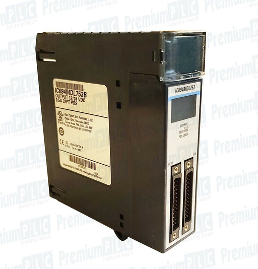 GE FANUC IC694MDL753B OUTPUT MODULE 12/24 VDC 0.5A 32PT POS