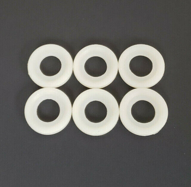 LOT OF 6 NEW DSI PROCESS SYSTEMS 0-42MP-X MINI CLAMP SILICONE GASKETS, 1/2"