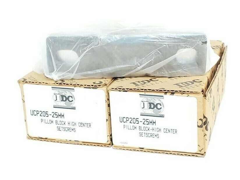 LOT OF 2 NIB IDC SELECT UCP205-25MM PILLOW BLOCK BEARINGS UCP20525MM