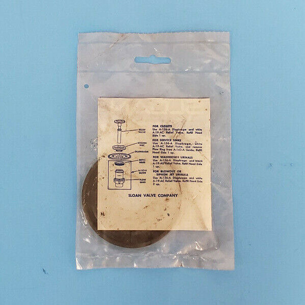 NEW SLOAN A-156-A DIAPHRAGM FOR ROYAL & REGAL A156A