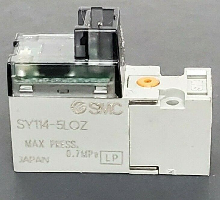 SMC SY114-5LOZ SOLENOID VALVE SY1145LOZ, 24VDC, 0.7MPa