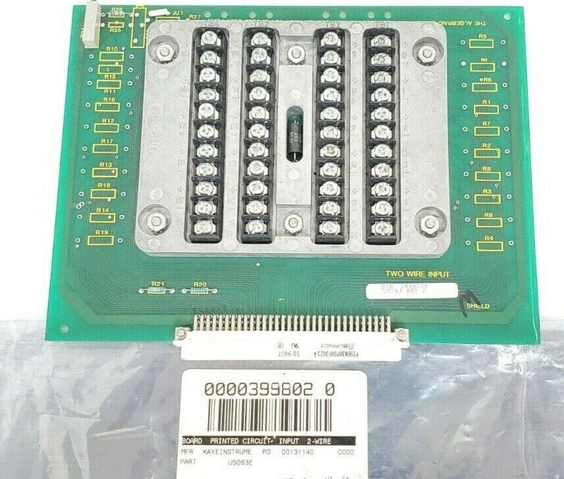 ACUREX KAYE 43157-011 PC BOARD 2WIRE INPUT  U5063 REV. 2 43155 REV. F