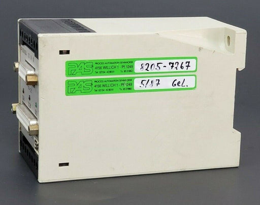 PAS PROCESS AUTOMATION SENNHOFER 8205-7267 MODULE, 110V, 60HZ, 20mA, RS-232-C