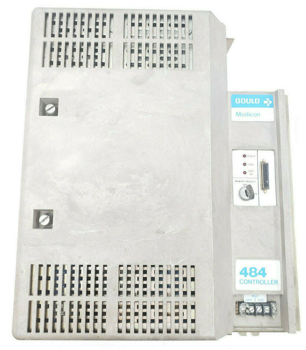 MODICON 484 CONTROLLER AS-C484-165 AS-P484-600 POWER SUPPLY, AS-C484-015 CHASSIS