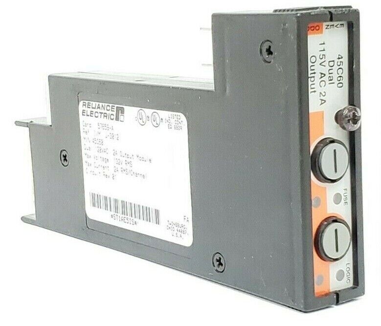 RELIANCE ELECTRIC 57659-A PROGRAMMABLE CONTROLLER OUTPUT MODULE 45C60