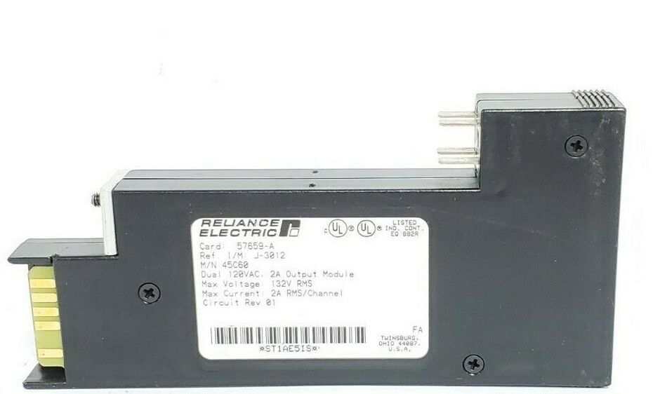 RELIANCE ELECTRIC 57659-A PROGRAMMABLE CONTROLLER OUTPUT MODULE 45C60