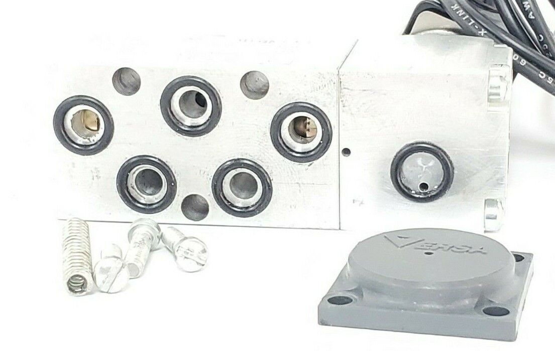 NEW VERSA VALVES KSG-4212-K30-3-243-A120 FOUR WAY VALVE 120V/60HZ, 0142728-005
