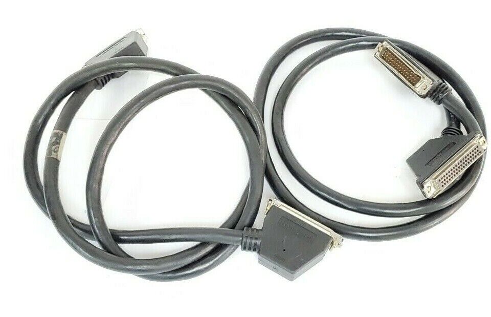 LOT OF 2 HONEYWELL 628-2002 PARALLEL I/O DOUBLE END PORT CABLES 6282002