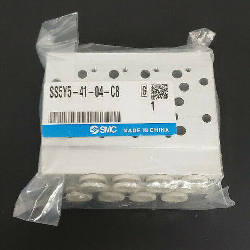NEW SMC SS5Y-41-04-C8 BAR STOCK MANIFOLD SS5Y4104C8