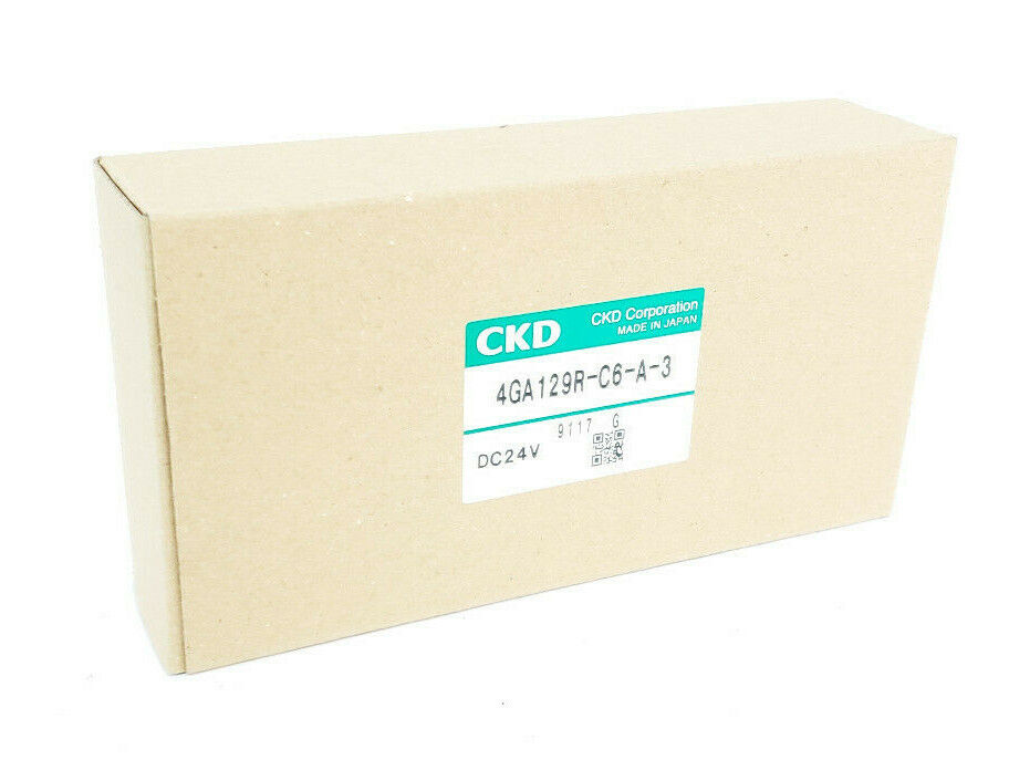 NIB CKD 4GA129R-C6-A-3 SOLENOID VALVE, 4G SERIES, 24VDC, 4GA129RC6A3