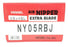 NEW VESSEL NY05RBJ AIR NIPPER EXTRA BLADE GT-NY05R, STRAIGHT, 1.6mm