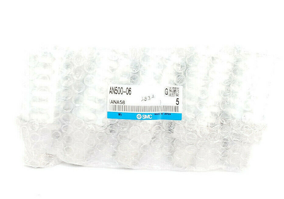 LOT OF 5 NEW SMC AN500-06 AN SILENCERS AN 3/4INCH STANDARD (PT)